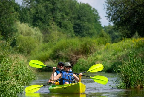 Trasy spływów kajakowych rzeką Tanew na Roztoczu